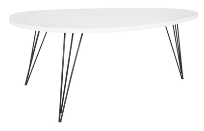 Safavieh - Wynton Coffee Table - White - Black - FOX4215B veiw 3