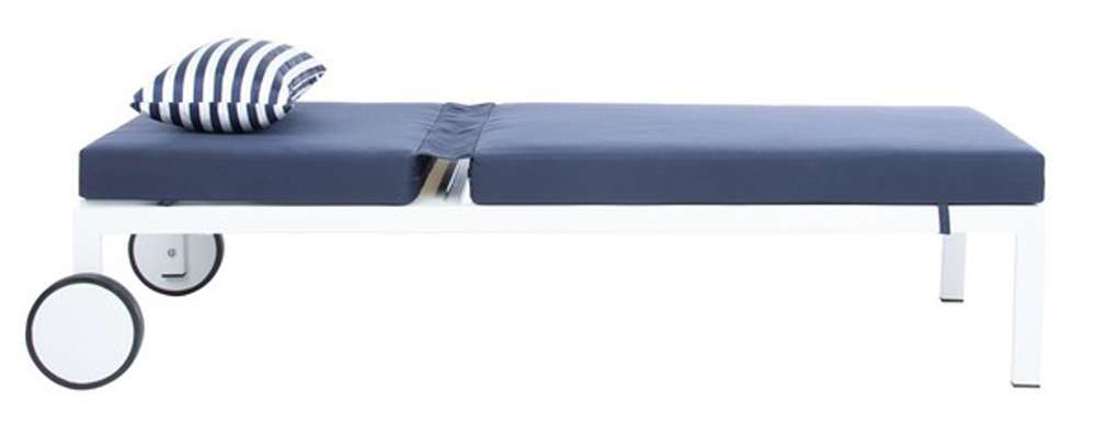 Safavieh - Yves Sun Lounger - Navy - White - PAT4042A veiw 1