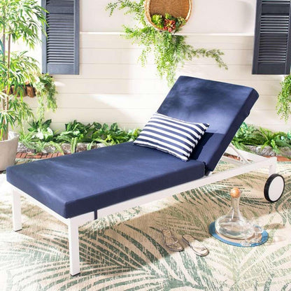 Safavieh - Yves Sun Lounger - Navy - White - PAT4042A veiw 3