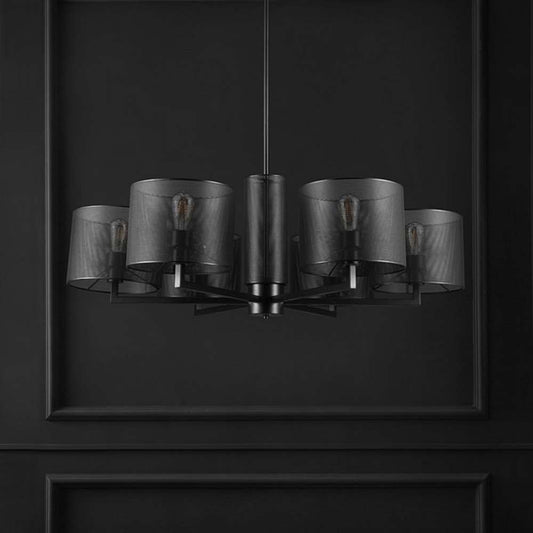 Safavieh - Couture - Zachaeus Metal 6 Light Chandelier - Black - CTL1052A veiw 1