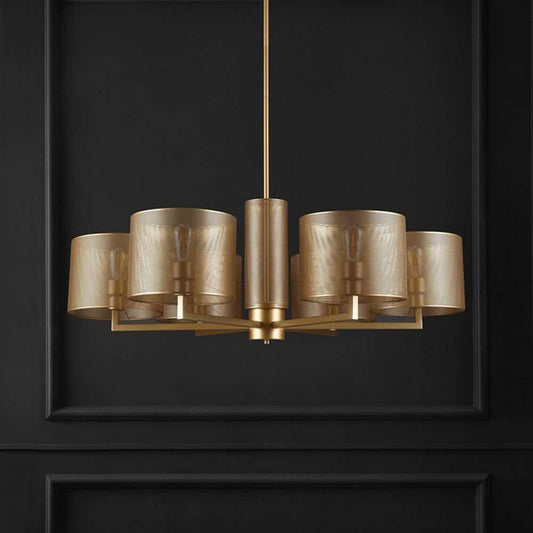 Safavieh - Couture - Zachaeus Metal 6 Light Chandelier - Gold - CTL1052B veiw 1