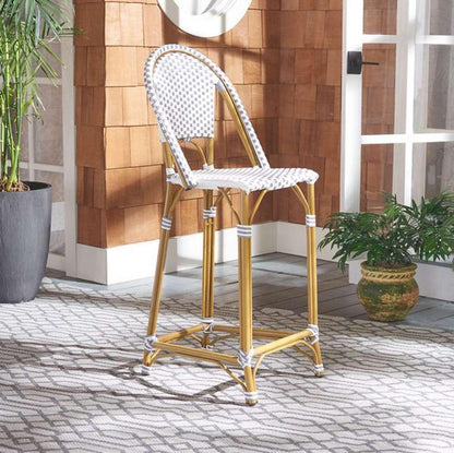 Safavieh - Zaid Barstool - Grey - White - PAT4038B veiw 1
