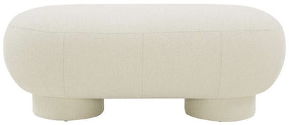 Safavieh - Couture - Zaydie Upholstered Bench - Ivory - SFV5103A veiw 1
