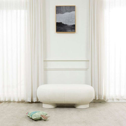 Safavieh - Couture - Zaydie Upholstered Bench - Ivory - SFV5103A veiw 2