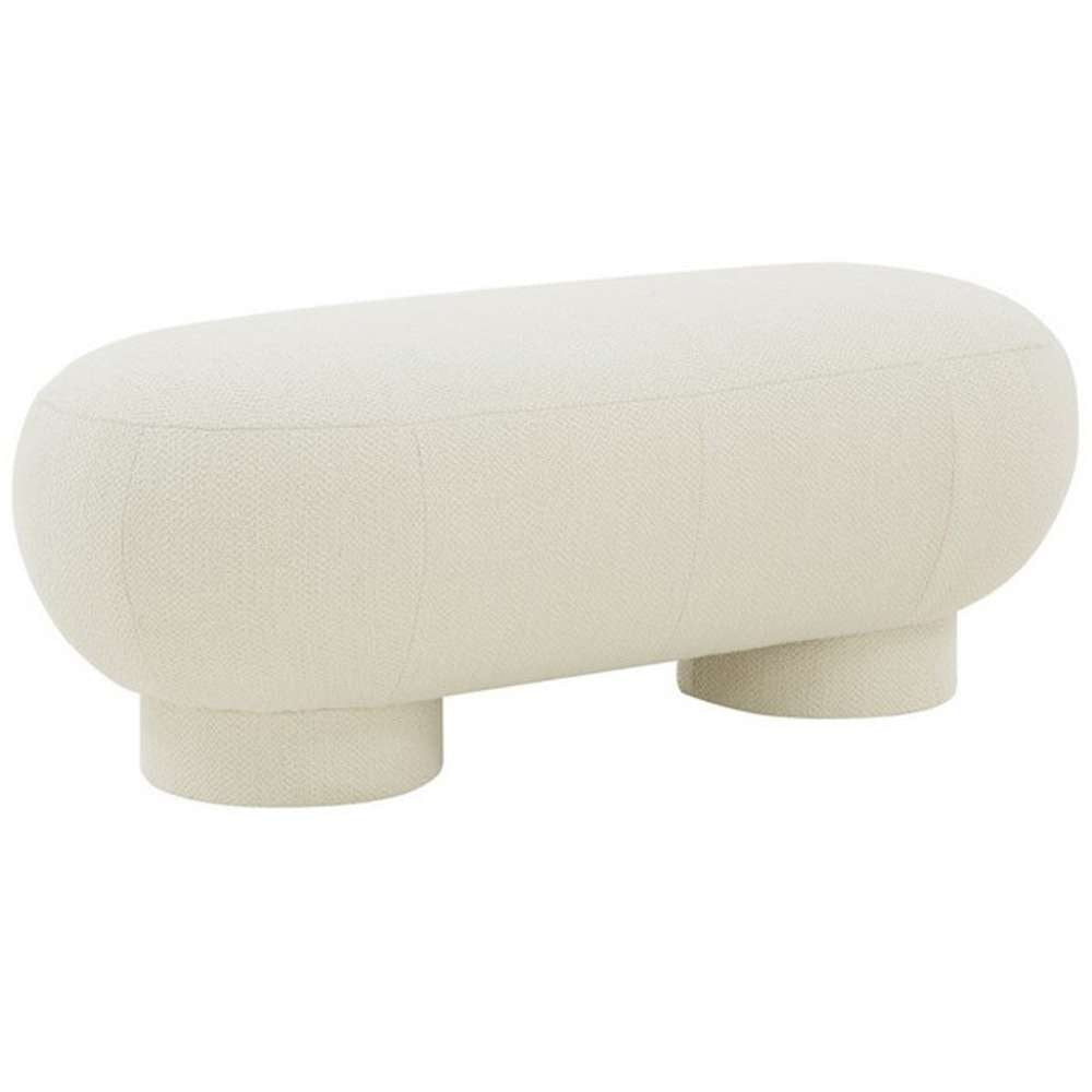 Safavieh - Couture - Zaydie Upholstered Bench - Ivory - SFV5103A veiw 3