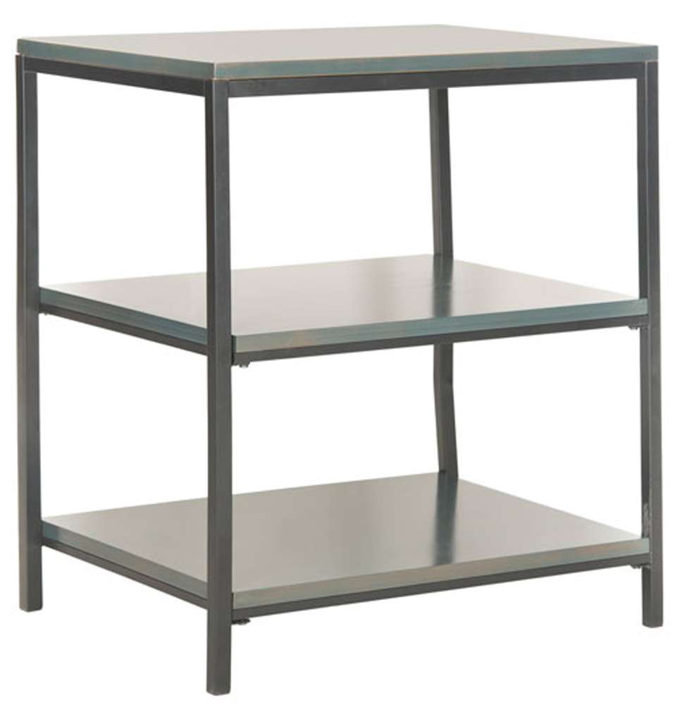 Safavieh - Zeke Shelf Unit - Dark Teal - AMH6614A veiw 3