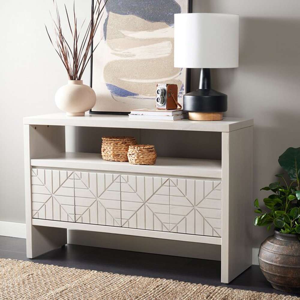 Safavieh - Zella 4 Door Console Table - White Washed - CNS5004A veiw 3