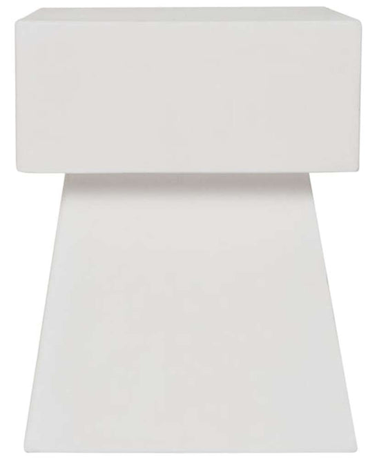 Safavieh - Zen In/Outdoor Accent Stool - Ivory - VNN1000B veiw 1