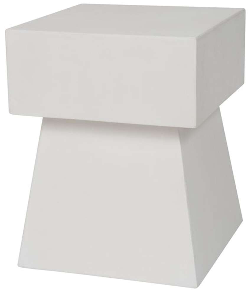 Safavieh - Zen In/Outdoor Accent Stool - Ivory - VNN1000B veiw 3