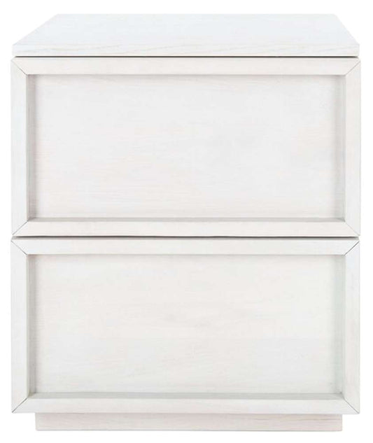 Safavieh - Couture - Zeus 2 Drawer Nightstand - White Washed - SFV7205B veiw 1