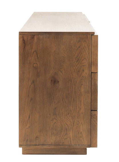 Safavieh - Couture - Zeus 6 Drawer Wood Dresser - Medium Oak - SFV7204A veiw 4