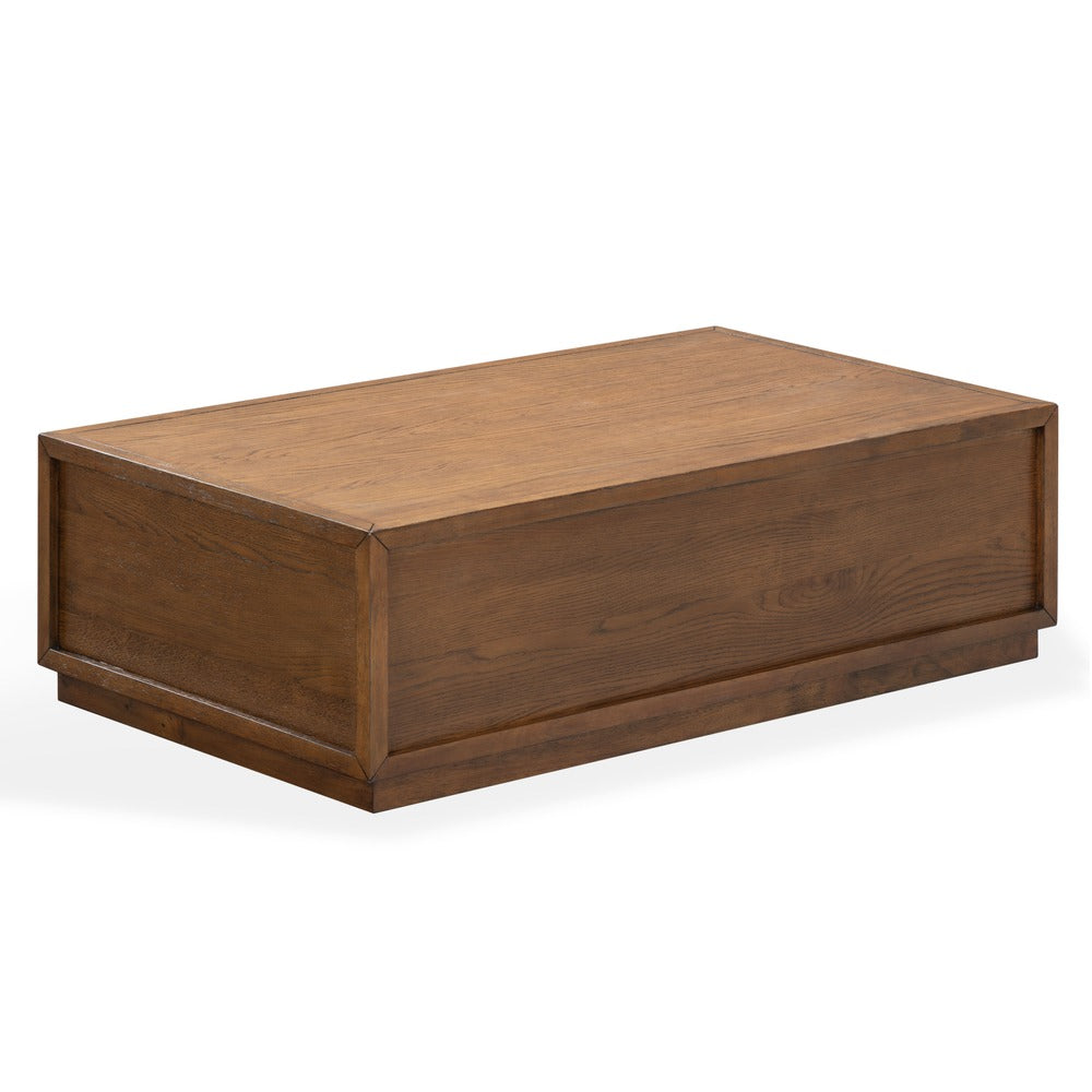 Safavieh - Zeus Rectangle Wood Coffee Table / Medium Oak - SFV2235A view 3