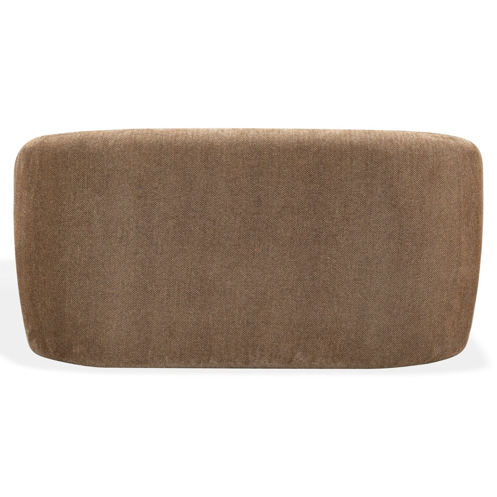 Safavieh - Zhao Chenille Curved Loveseat / Dark Brown - SFV4783E view 5