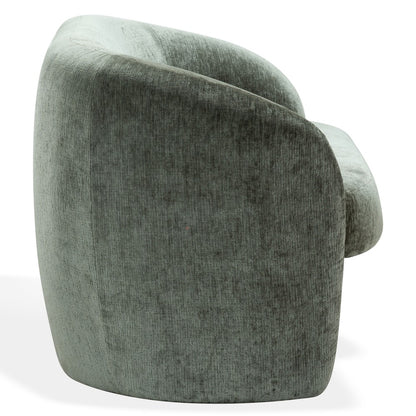 Safavieh - Zhao Chenille Curved Loveseat / Dark Green - SFV4783F view 4