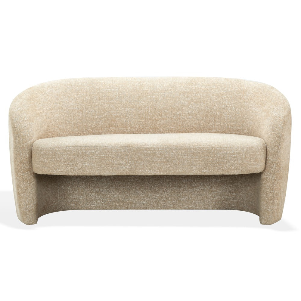 Safavieh - Zhao Chenille Curved Loveseat / Light Brown - SFV4783D view 1