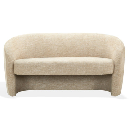 Safavieh - Zhao Chenille Curved Loveseat / Light Brown - SFV4783D view 1