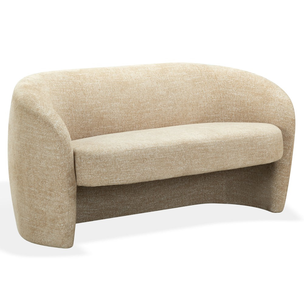 Safavieh - Zhao Chenille Curved Loveseat / Light Brown - SFV4783D view 3