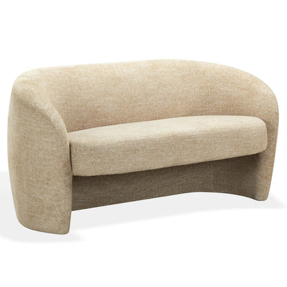 Safavieh - Zhao Chenille Curved Loveseat / Light Brown - SFV4783D view 3