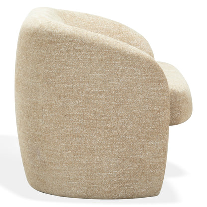 Safavieh - Zhao Chenille Curved Loveseat / Light Brown - SFV4783D view 4