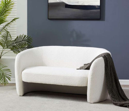 Safavieh - Couture - Zhao Curved Loveseat - Ivory - SFV4783B veiw 2