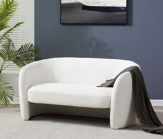 Safavieh - Couture - Zhao Curved Loveseat - Ivory - SFV4783B veiw 2