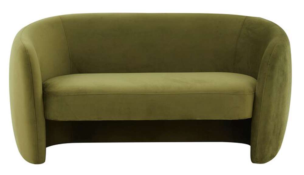 Safavieh - Couture - Zhao Curved Loveseat - Olive Green - SFV4783C veiw 1
