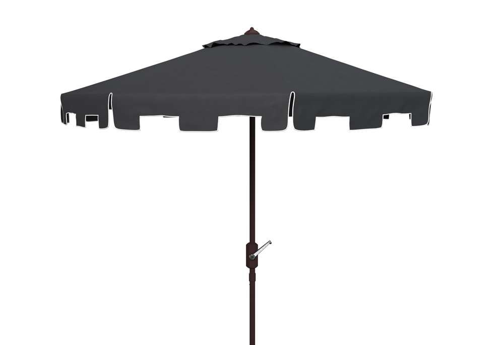 Safavieh - Zimmerman 11Ft Market Umbrella - Black - PAT8100H veiw 1