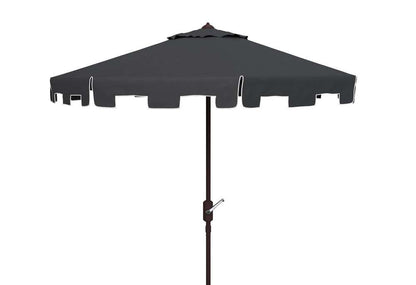 Safavieh - Zimmerman 11Ft Market Umbrella - Black - PAT8100H veiw 1
