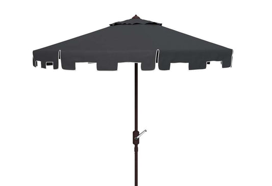Safavieh - Zimmerman 11Ft Market Umbrella - Black - PAT8100H veiw 1