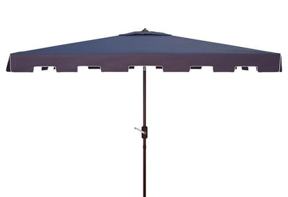 Safavieh - Zimmerman 6.5X10 Rect Umbrella - Navy - White - PAT8300A veiw 1