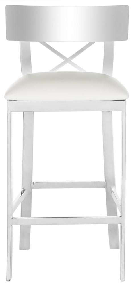 Safavieh - Zoey Counter Stool - White - FOX2035B veiw 1