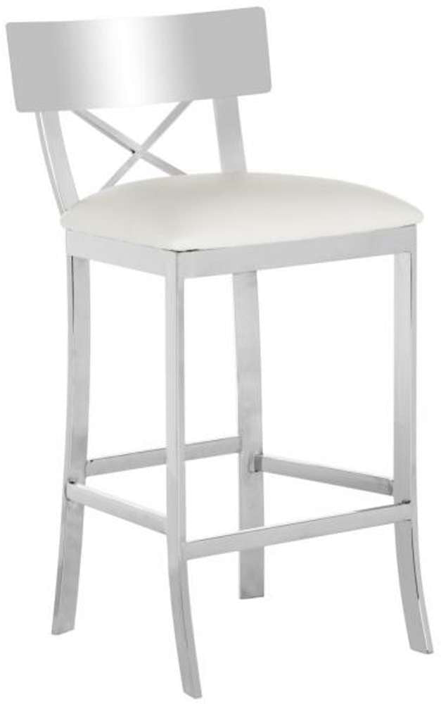 Safavieh - Zoey Counter Stool - White - FOX2035B veiw 3