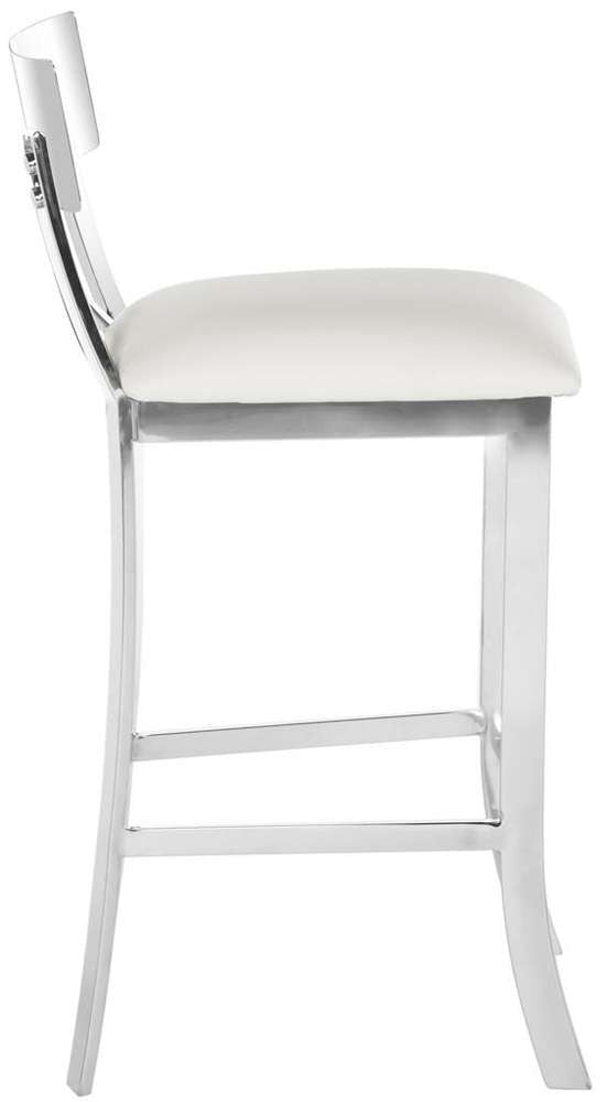 Safavieh - Zoey Counter Stool - White - FOX2035B veiw 4