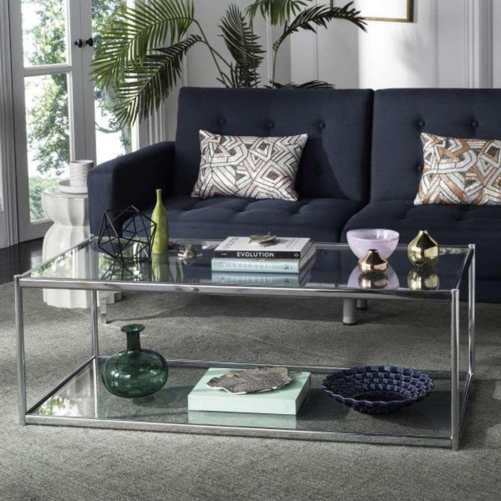 Safavieh - Zola Coffee Table - Chrome - MMT6000A veiw 2