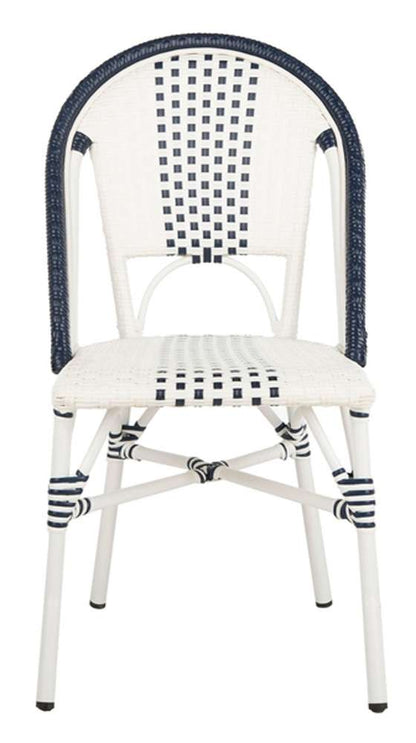 Safavieh - Zoya Chair - Navy - White  (Set of 2) - PAT4037A-SET2 veiw 1