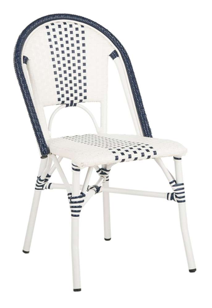 Safavieh - Zoya Chair - Navy - White  (Set of 2) - PAT4037A-SET2 veiw 4