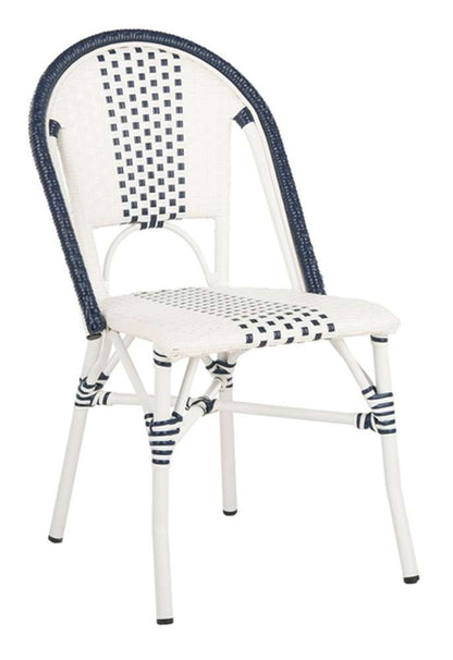 Safavieh - Zoya Chair - Navy - White  (Set of 2) - PAT4037A-SET2 veiw 4