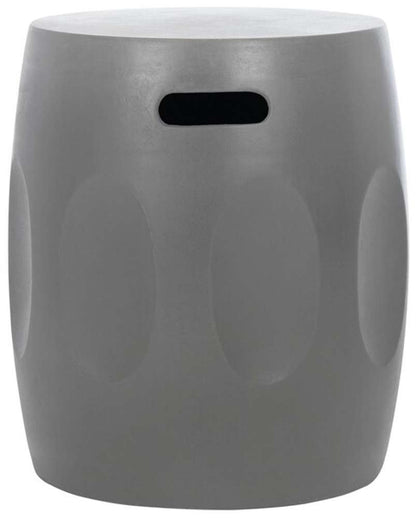 Safavieh - Zuri In/Outdoor Accent Stool - Dark Grey - VNN1008A veiw 1