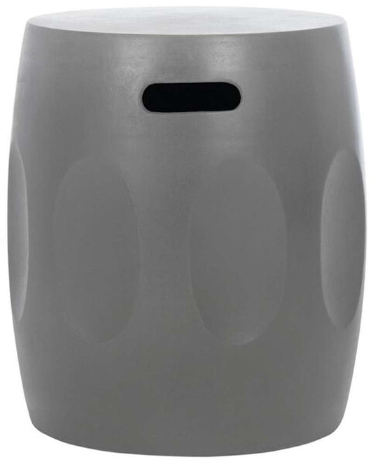 Safavieh - Zuri In/Outdoor Accent Stool - Dark Grey - VNN1008A veiw 1