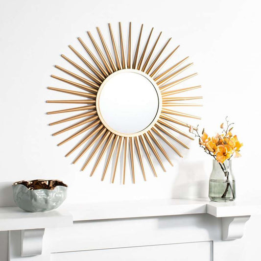 Safavieh - Zyla Sunburst Mirror - Gold - MRR1029A veiw 2