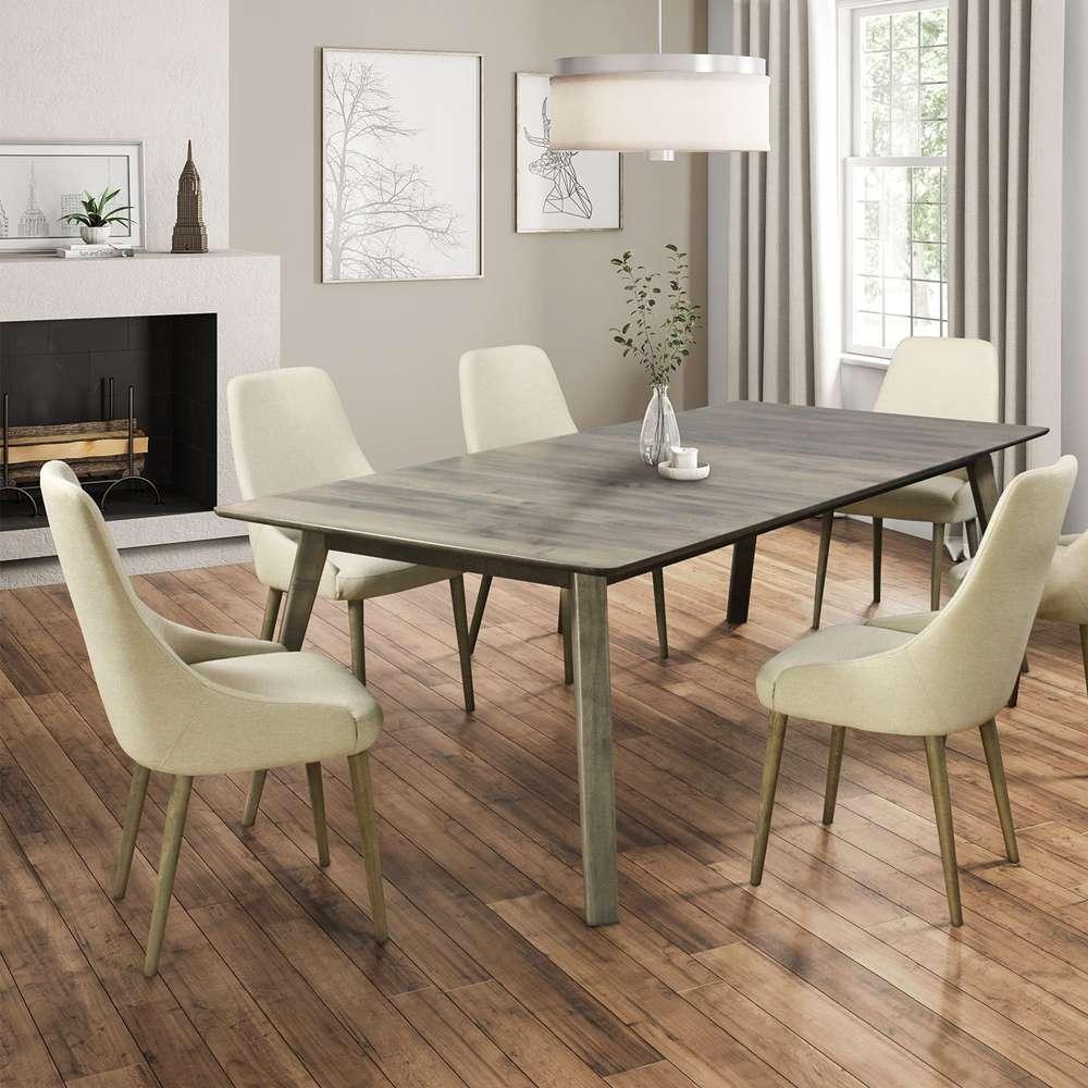 Saloom Furniture - Alton Extension Dining Table 36 x 77.5 x 29 in Nantucket - SSWI-3660-1-ALT-Nantucket-G veiw 5
