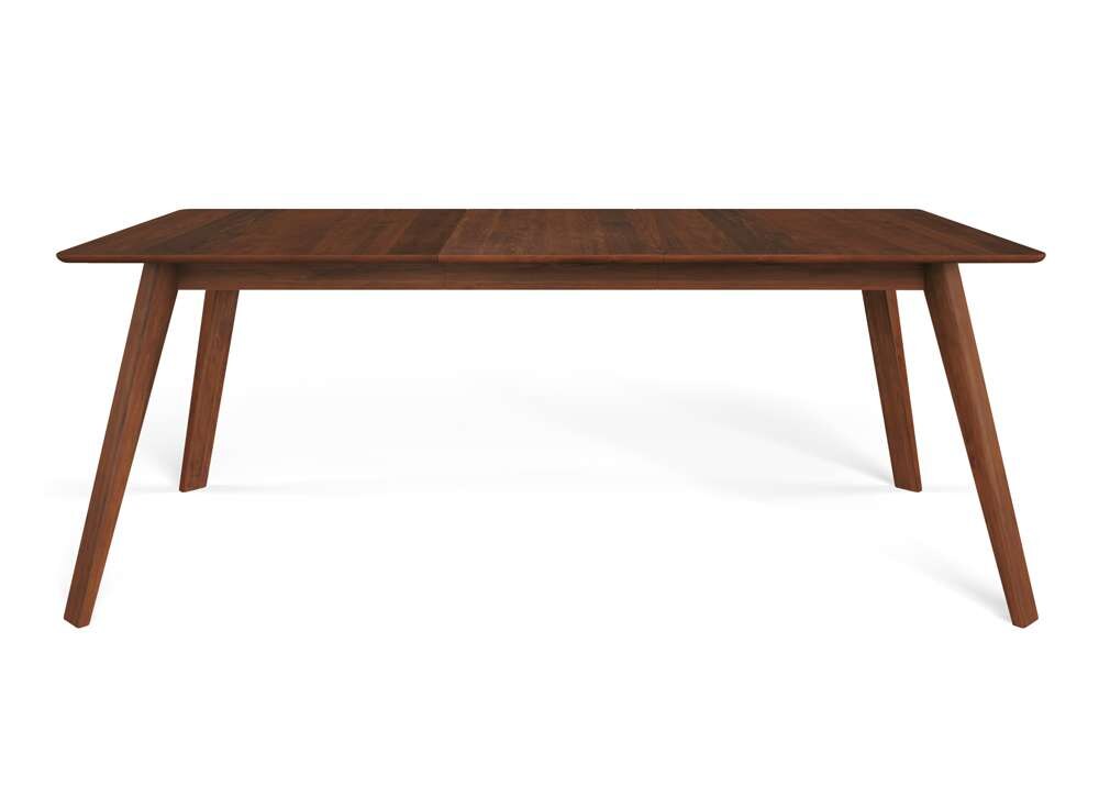 Saloom Furniture - Alton Extension Dining Table 36 x 77.5 x 29 in Walnut - SSWI-3660-1-ALT-Walnut-G veiw 2