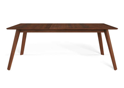 Saloom Furniture - Alton Extension Dining Table 36 x 77.5 x 29 in Walnut - SSWI-3660-1-ALT-Walnut-G veiw 2