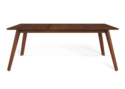 Saloom Furniture - Alton Extension Dining Table 42 x 92 x 29 in Walnut - SSWI-4272-1-ALT-Walnut-G veiw 2