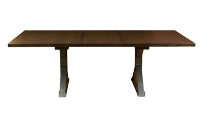 Saloom Furniture - Ambrose Extension Dining Table 42 x 77.5 x 29 in Java - MAWS-4260-1-AMB-Java-G veiw 2