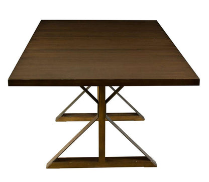 Saloom Furniture - Ambrose Extension Dining Table 42 x 77.5 x 29 in Java - MAWS-4260-1-AMB-Java-G veiw 3