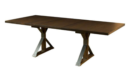 Saloom Furniture - Ambrose Extension Dining Table 42 x 92 x 29 in Java - MAWS-4272-1-AMB-Java-G veiw 1