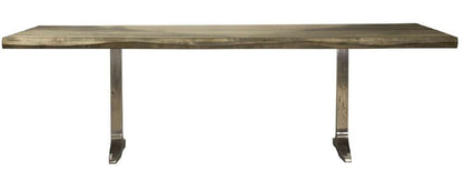 Saloom Furniture - Apollo Wave Edge Dining Table 42 x 80 x 29 in Nantucket - MWWS-4280-APO-Nantucket-G veiw 2
