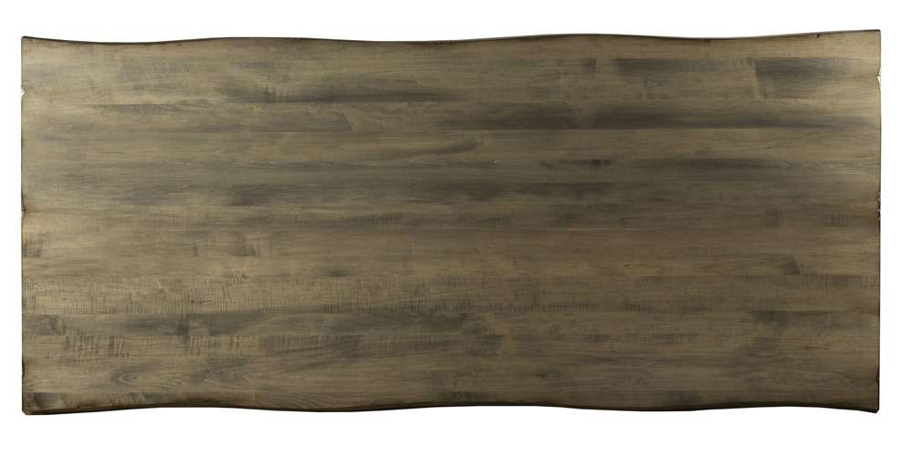 Saloom Furniture - Apollo Wave Edge Dining Table 42 x 80 x 29 in Nantucket - MWWS-4280-APO-Nantucket-G veiw 4
