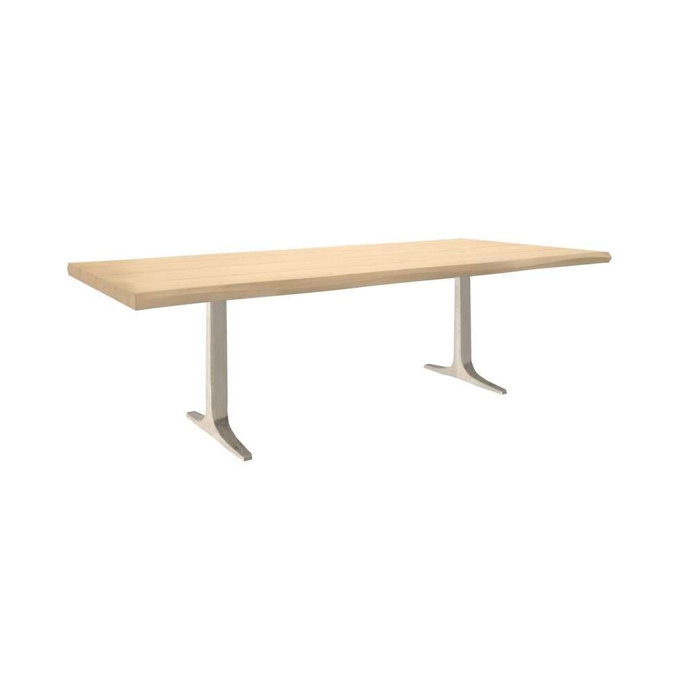 Saloom Furniture - Apollo Wave Edge Dining Table 42 x 80 x 29 in Natural - MWWS-4280-APO-Natural-G veiw 1